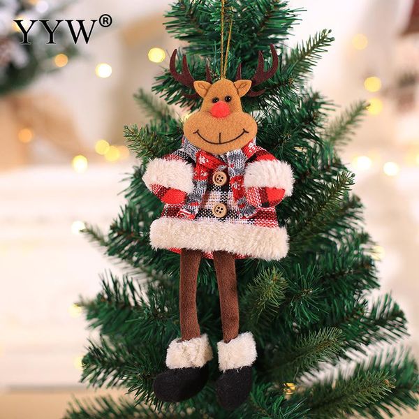 

2019 cute christmas tree ornaments cartoon hanging doll decor christmas accessories decorations for home party new year gift
