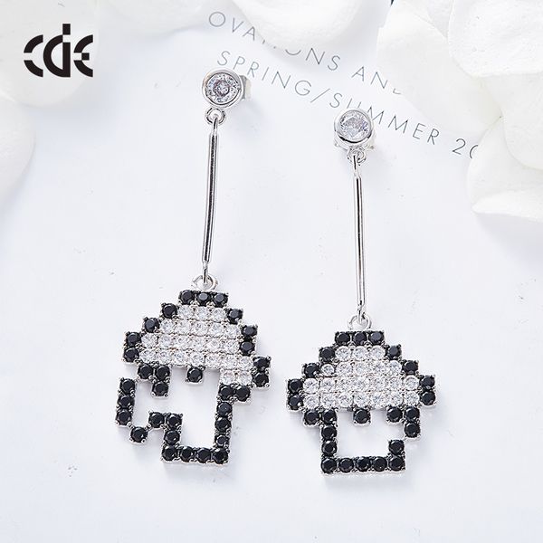 

wedding party beaded pearl gift woman lady diamond jewelry earring for bride acting initiation graduation cde-913, Golden
