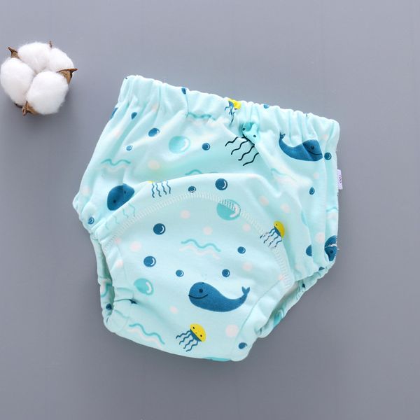 

cartoon baby reusable diaper toddler washable cloth diaper infant baby cotton training pants underwear newborn accessories