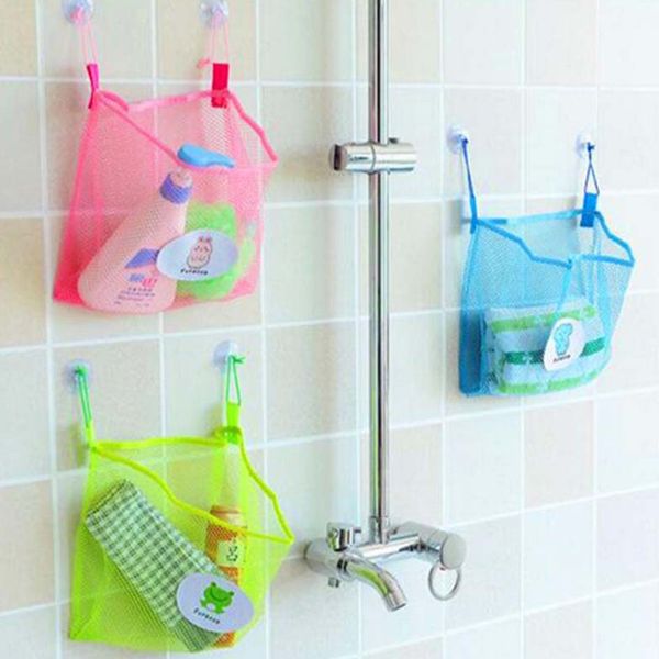 

new kitchen bathroom square osculum-type hanging mesh storage bags home bedroom toys groceries storage bags 6a0975