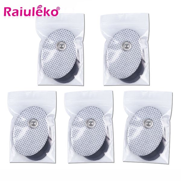 

10pcs 3.5mm plug reusable self adhesive patch tens electrode pads for acupuncture therapy body massager nerve muscle stimulator