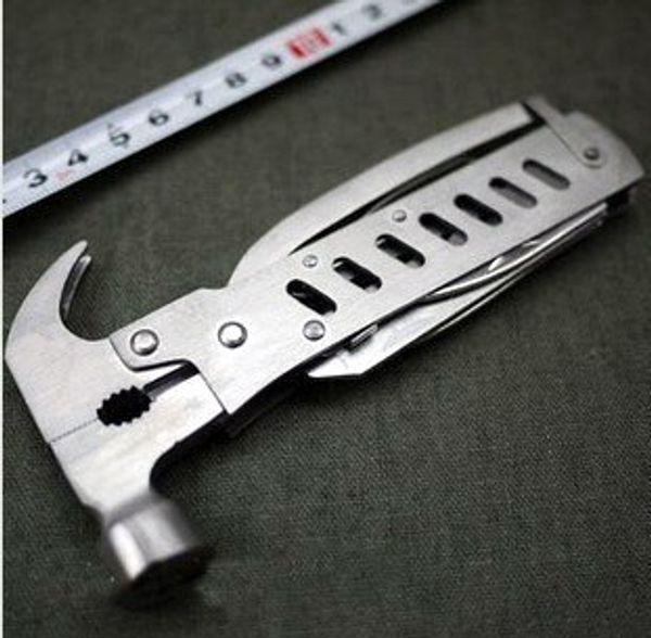 

stainless steel multi-function hammer small seven hole hammer film multi-purpose pliers safety hammer pliers set emergency