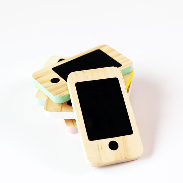 

nordic ins baby room wooden toys phone rewritable message board children's room decoration christmas gifts for kids