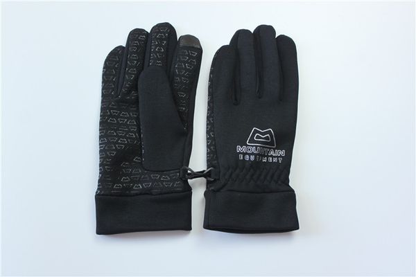 

fall / winter 2019 new ultra soft leather warm gloves luxury outdoor sports mittens cycling promotions, Blue;gray