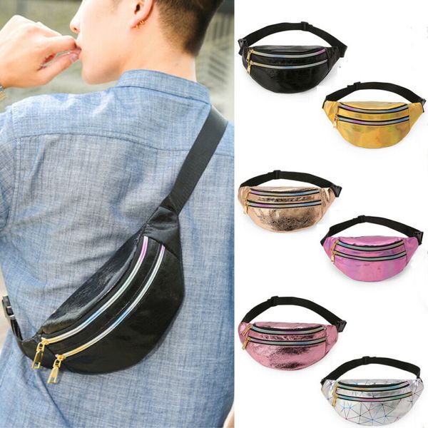

fashion womens pu leather mini belt bag waist fanny pack key phone purse wallet travel hip bum bag casual handbag