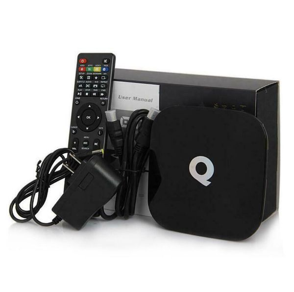 

Android Quad Core 4K Smart TV BOX WIFI S905 Медиа-плеер Wi-Fi НОВЫЙ Q-BOX 16G