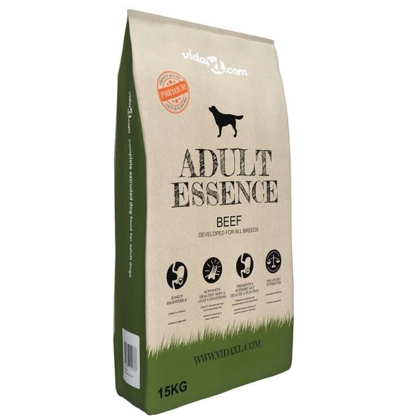 

premium dry dog food essence beef 2 x 15 kg other bird supplies
