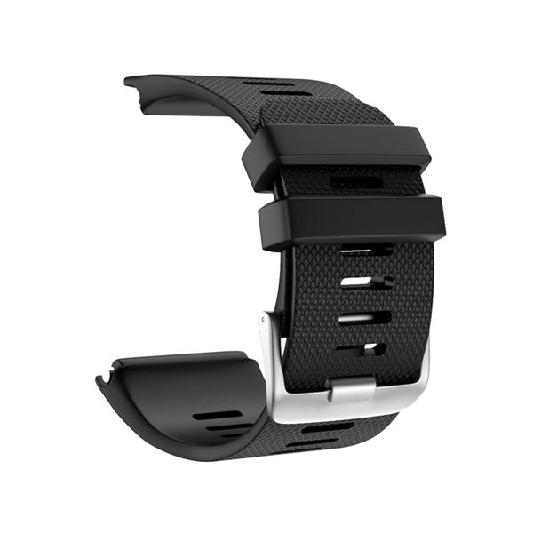 

silicone watch band bracelet strap for garmin vivoactive hr smartwatch accessories watch strap wristband, Black;brown