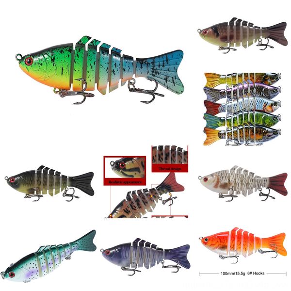 

11i9e fishing tackle box 5 grid bait fake luya baits (10cm * 15.5g) can hold 5 type box