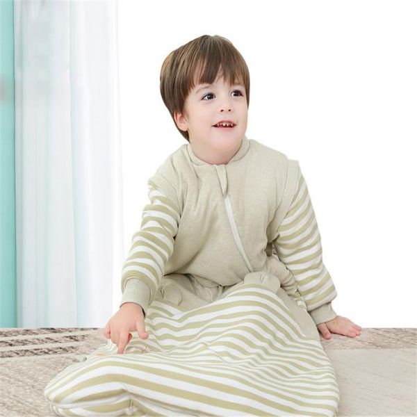 

thick winter baby sleeping bag long sleeve cotton warm swaddle wrap children's sleeping bag