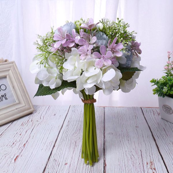 

1pc artificial flower 25cm bride holding flowers wedding home living room room shop l interior decoration