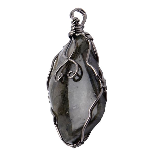 

натуральный драгоценный камень шарм кулон шарм для браслета цепи, Black