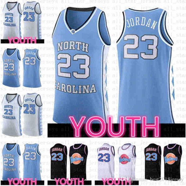 

Синий Университета штата Северная Каролина 23 Michael JD Youth Kids Mens Basketball Джерси NCAA Tune Состав Space 23 трикотажных изделий