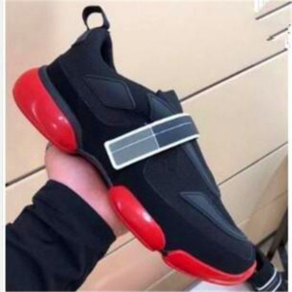 

высокое качество мужская повседневная обувь сетчатая ткань и резиновые материалы повседневная обувь ремень резиновая подошва мужские кроссов, Black