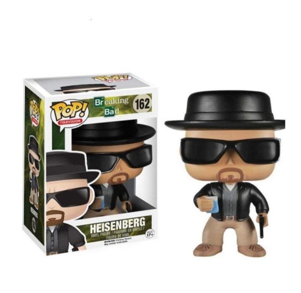 

funko pop breaking bad heisenberg #162 фигурки игрушки с коробкой коллекционная модель игрушки для детей подарок на день рождения