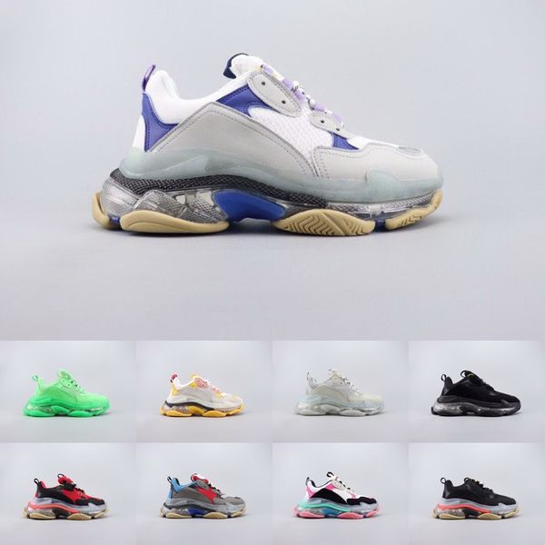 

2019 fa hion de igner balanciaga men women ca ual hoe neaker cu hion triple 3 0 combination nitrogen out ole cry tal bottom dad ca ual