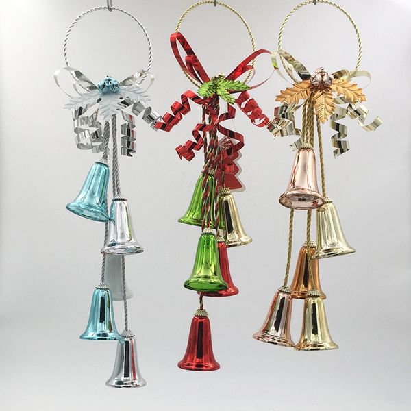 

christmas bell decorations for home door christmas tree hanging jingle bell pendant ornaments new year festival supplies