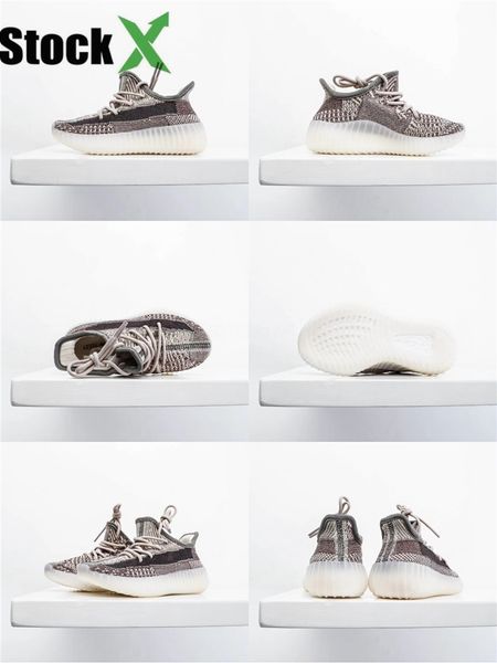 

new 2020 kids shoes kanye west zebra beluga wave runner grey orange black running shoes trainers for boy girl baby kids with box#637