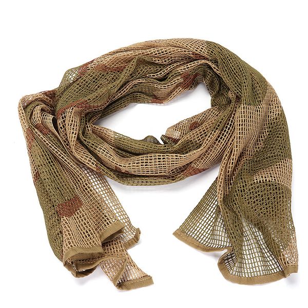 Sciarpe da donnaSciarpa da uomo militare Arab Tactical Desert Army KeffIyeh Sciarpa di stoffa a rete Scialle Autunno ragazza Inverno Miscela di cotone Sciarpa con maschera