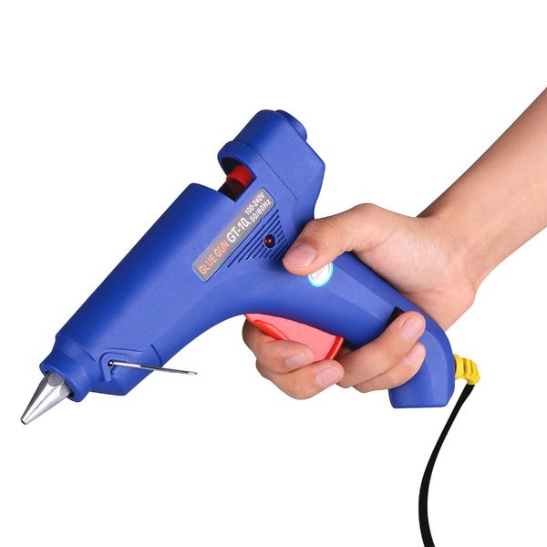 

super pdr tools 20w eu plug mini melt glue gun diy thermo electric adhesive gun heat temperature tool for 7mm glue stick