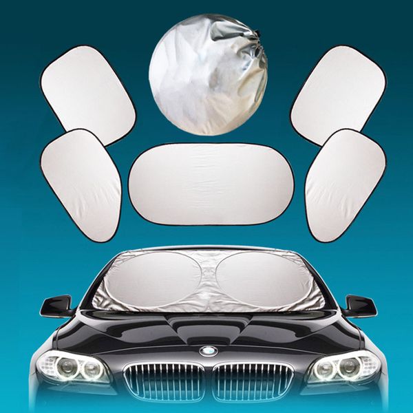 

6pcs car side window sunshades uv protection car curtain summer protection window mesh visor shield screen sunshade cover