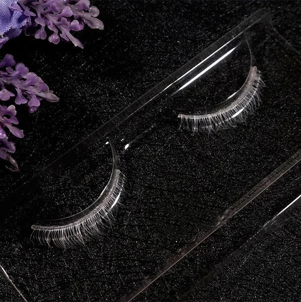 

white lower bottom eyelashes cross false eye lashes makeup