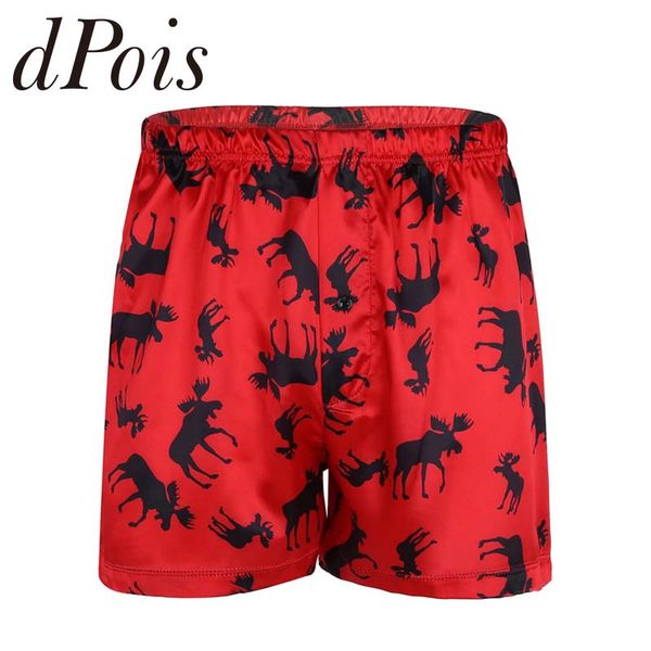 

mens christmas halloween animal elk all over print boxer shorts lightweight loose sports lounge short pants summer mens swimwear