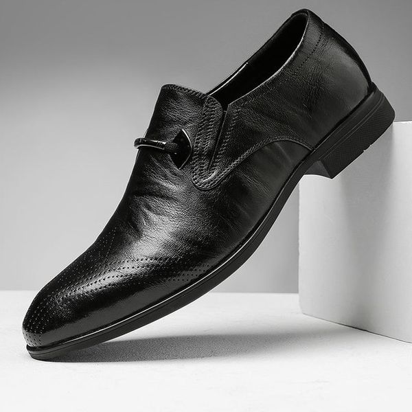 

верхний слой замши мужской кожаной обувь бизнес платье британского цвет полировка ручного пошив остроконечной обувь замша обуви для мужчин, Black