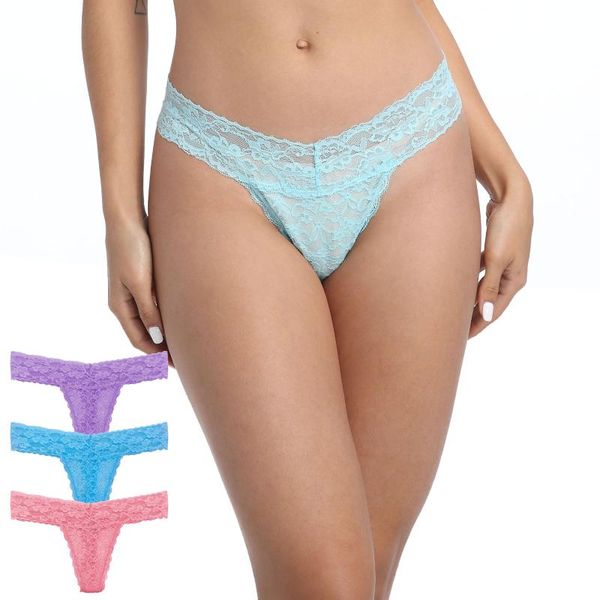

women's panties 3pcs plus size 6xl lingerie seamless lace thongs g string tanga underwear women ropa interior femenina bielizna, Black;pink