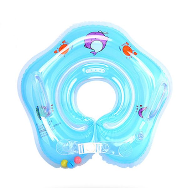 

baby swimming accessories neck ring inflatable wheels newborns bathing circle pool rafts safety neck float rings summer toys