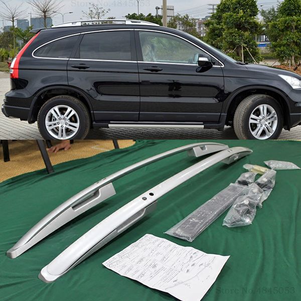 

for cr-v crv roof rack 2007 2008 2009 2010 2011 aluminium alloy car roof rack side rails bars outdoor travel luggage 2pcs