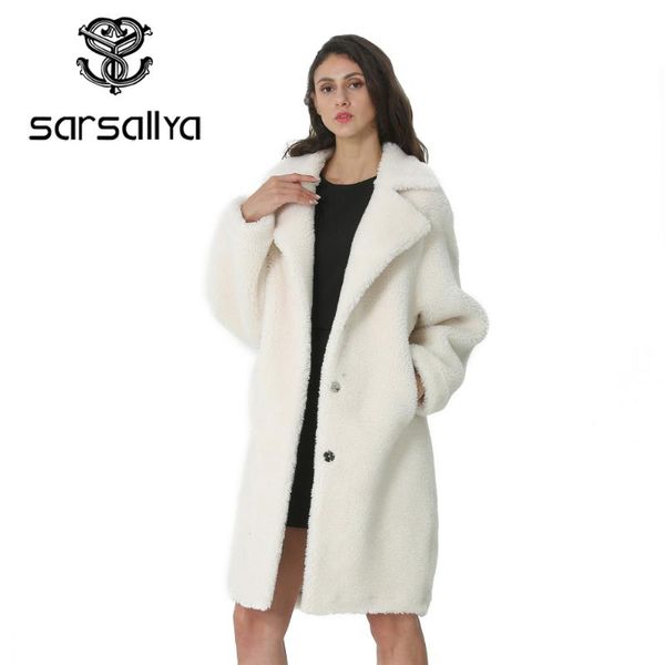 

winter women wool coat cashmere female long coat blends woolen elegant autumn jacket for ladies thick warm fur clothes girl 2019, Black