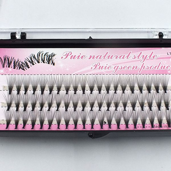 

professional makeup 60 pcs clusters eye lashes grafting fake false eyelashes