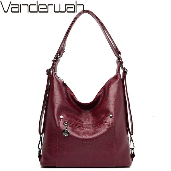 

multi-function designer handbags leather shoulder crossbody bags for women bag female messenger bag ladies hand