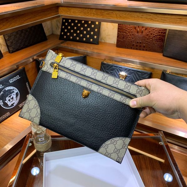 

2019 new fashion men's clutch bag package designer classic style factory direct ing