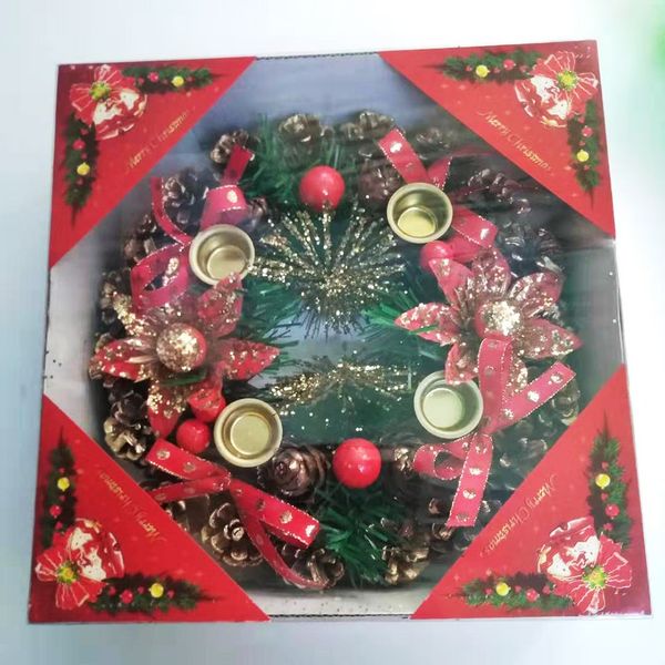 

christmas candlestick garland handmade ornament family party weeding decoration