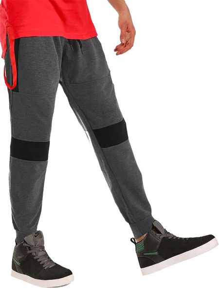 

men's fashion leisure sweatpants autumn sweatpants men's track pants elastic casual tracksuit trousers plus size harem pants, Black