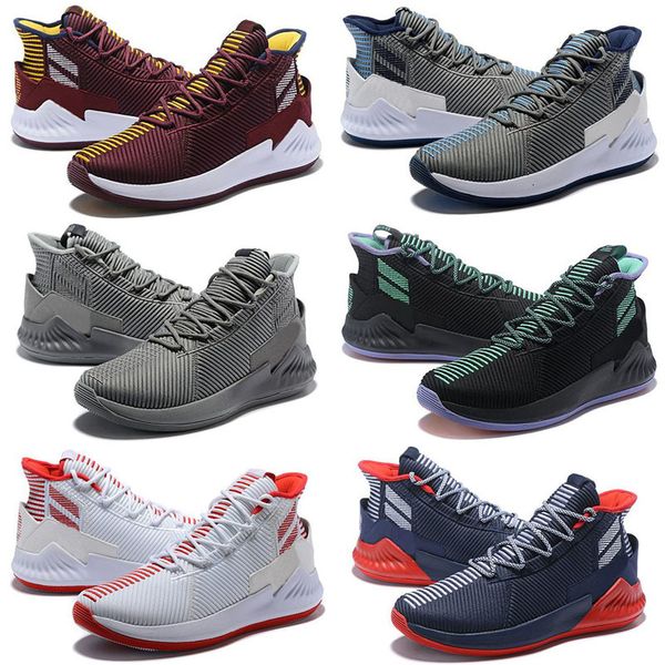 

2019 новый d rose  зебры обуви для продажи бесплатной доставки лучших derrick rose открытой обуви, Black