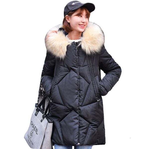 

six colors winter jackets for women wearing blankets, long gowns and cotton overcoats for women in 2019, Black