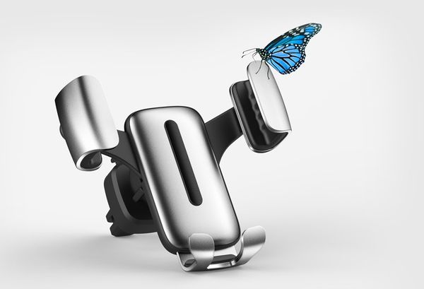 

car air vent mount mobile smart phone stand holder car holder gravity sensing bracket car mount in retail package