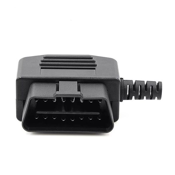 

16 pin automotive obd2 obdii male connector auto obd test diagnostic plug
