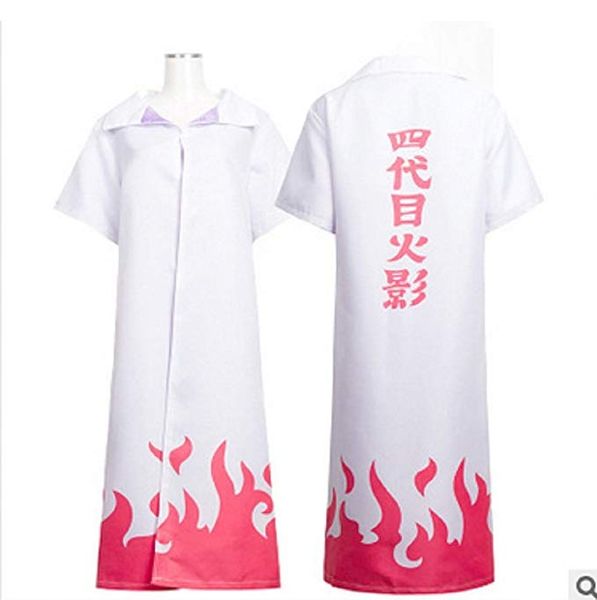 

naruto fourth sixth hokage yondaime hokage minato namikaze kid cosplay cloak, Black