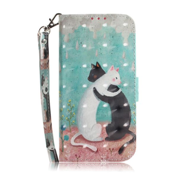

flip cover phone bags for nokia 8.1 case 3d painting pu leather soft silicon wallet covers cases coque for nokia x7