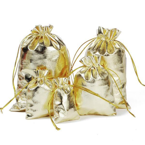 

50/100pcs cloth organza bags jewelry wedding party drawstring gift pouches