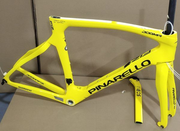 

F12 carbon road frame with integrated handlebar 1k t1100 road bicycle carbon bike frame 20 color