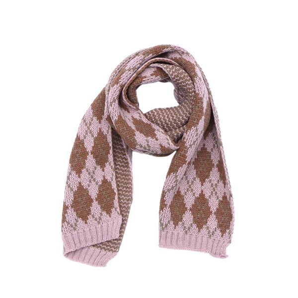 

vintage england style kids autumn winter scarves warm knitted scarf neckerchief for boys girls kids children babies, Blue;gray