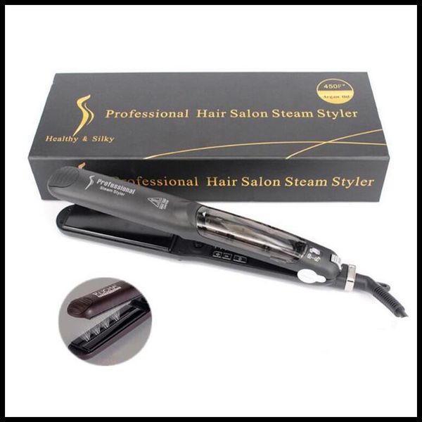 Epack Professional Argan Oil Steam Hair Straightener Flat Iron