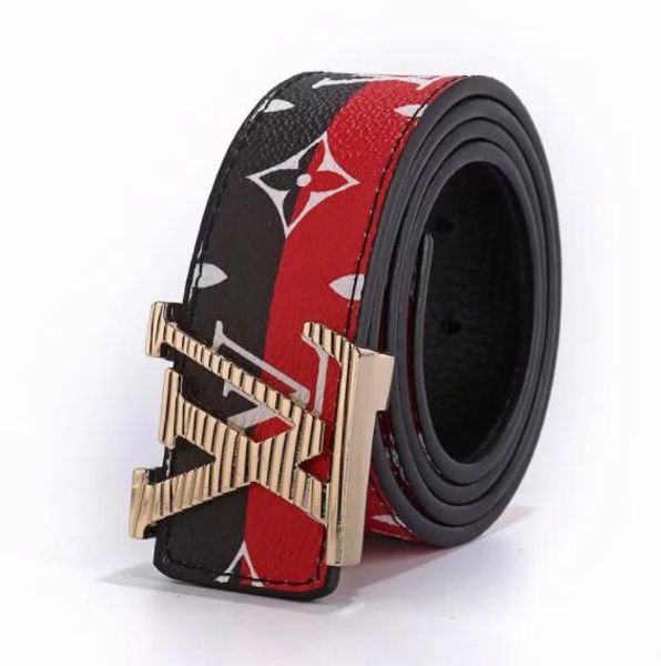 

quality men belt designer luxury lv louis vuitton belts for men big buckle belt fashion mens leather belts ing, Blue;gray