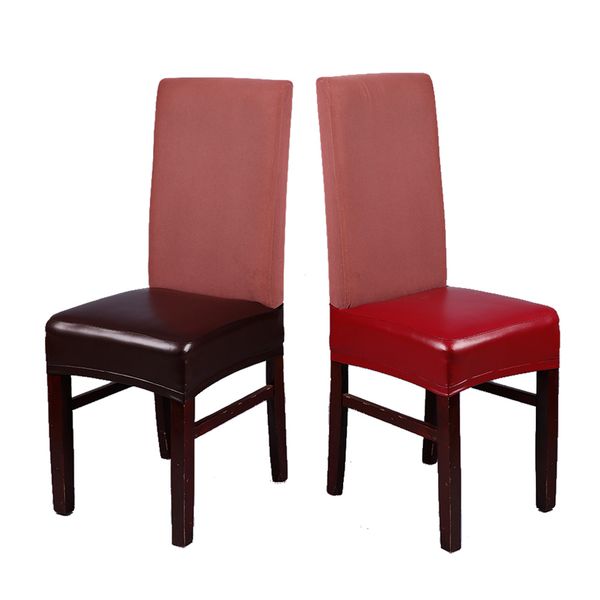 

1pc black/red/coffee multi colors durable pu leather chair seat cushion waterproof for kids room computer chair decor