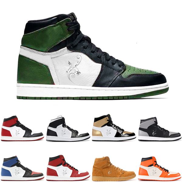 

1 3 banned bred red chicago og royal mid hare mens basketball shoes sneakers shattered backboard sports sneakers trainer zapatos